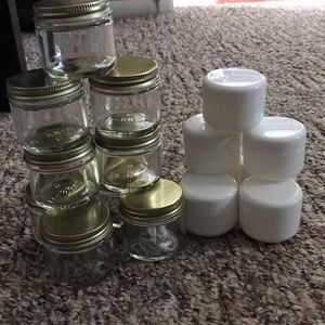 Glass and Plastic jars
